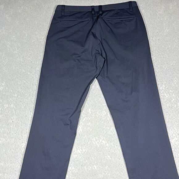 Rhone Commuter Pants Skinny Mens 32x30 Navy Blue Flex-Knit Ultra Slim Fit - Picture 7 of 15